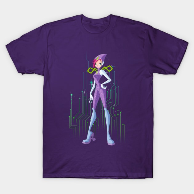 Winx Club - Tecna T-Shirt by Nykos